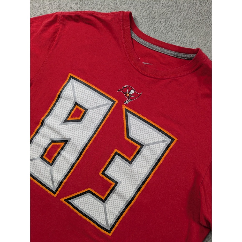 Nike Mens Tampa Bay Buccaneers Vincent Jackson 83 NFL T-Shirt Red XL
